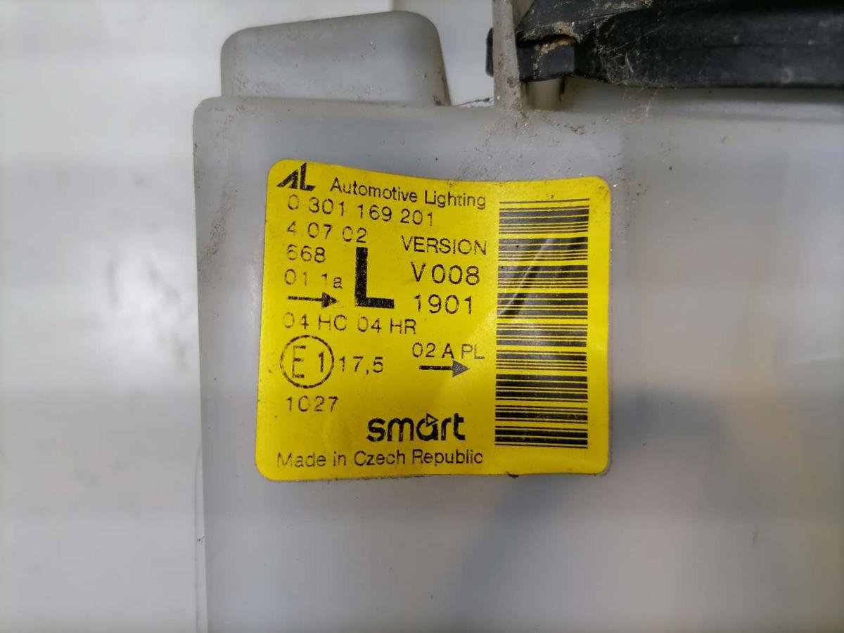 Smart ForTwo original Scheinwerfer vorn links Facelift Bj.2003
